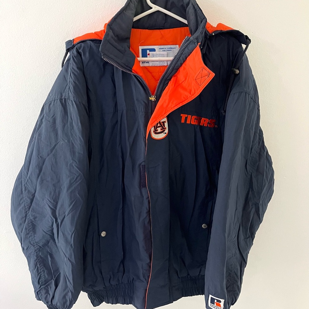 Russell Athletic Orange Quilted Jacket